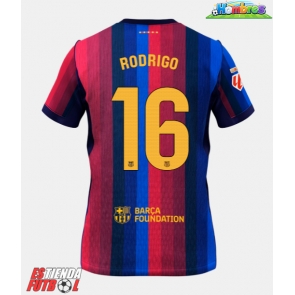 Barcelona Rodri Hernandez #16 Primera Equipación 2026-27 Manga Corta